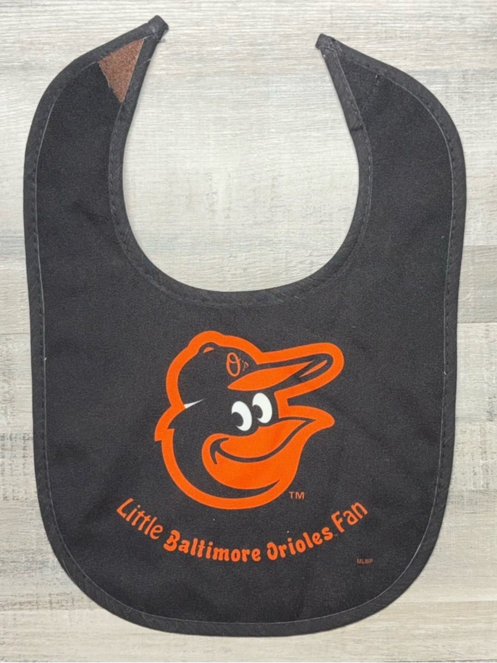MLB Baltimore Orioles Baby Bib - Black & Orange